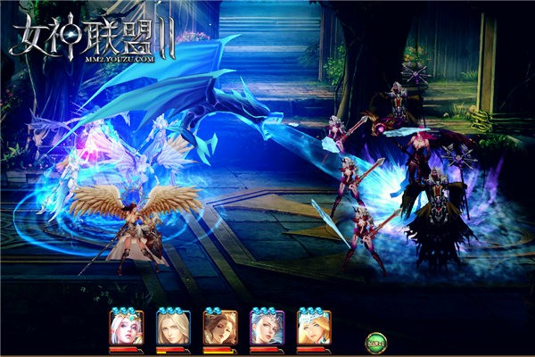 《女神联盟2》战斗截图