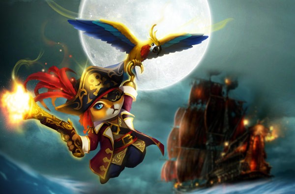 《女神联盟2》战宠海盗猫