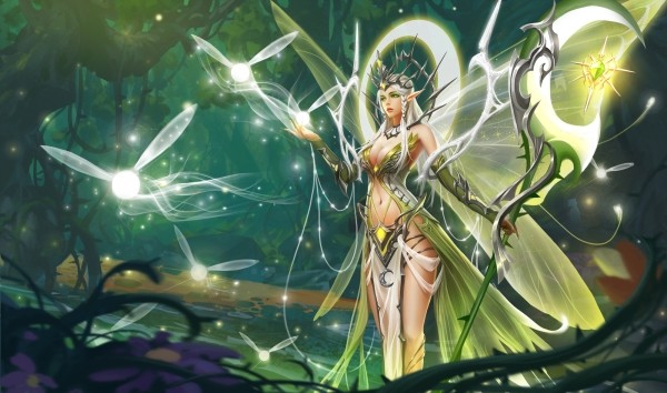 如梦似幻 华美精灵女神即将上线_女神联盟2
