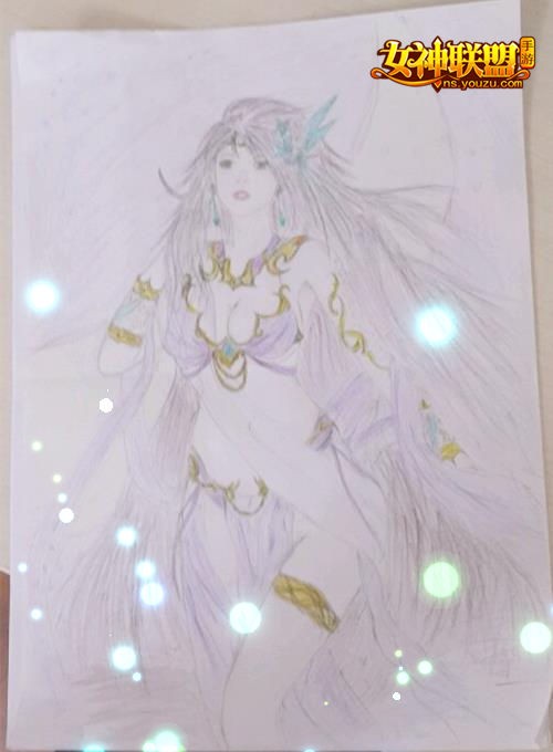 女神联盟手游 玩家绘画作品 女神联盟手游 玩家绘画作品