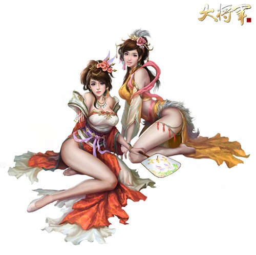 图2【大将军大小乔原画】