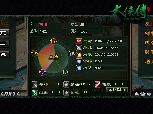 图3【诸葛莲英属性】