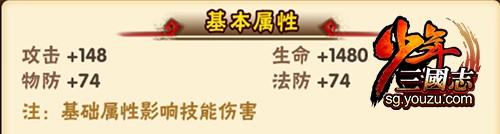 少年三国志绝影犬基础属性