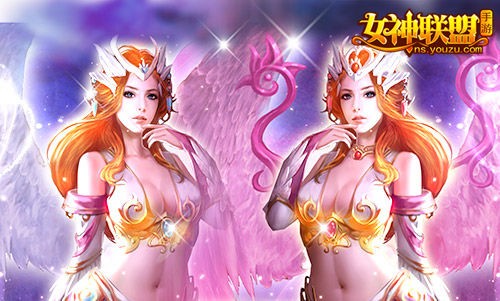 女神联盟手游  觉醒英雄亚丝娜对比