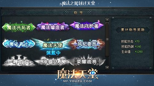 魔法天堂额外属性加成