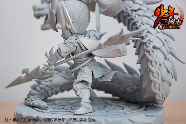 少年三国志赵云手办侧面