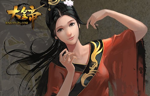 【《大皇帝》小乔原画】